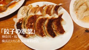 横浜「餃子の翠葉」の焼き餃子と珍しい水餃子が美味