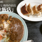 南柏の中華と焼肉「三幸飯店」で餃子とカレーに感動